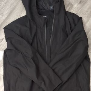 Dockers Men's Black Rain Jacket High Quality